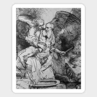 Abraham's Sacrifice by Rembrandt Magnet